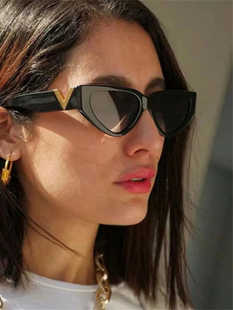 Luxury Vintage Cat Eye Sunglasses