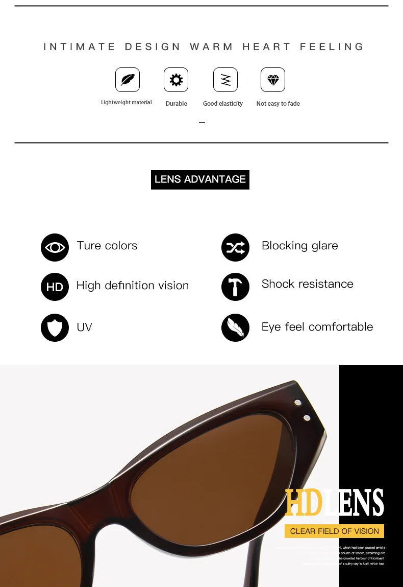 Retro Cat Eye Vintage Sunglasses